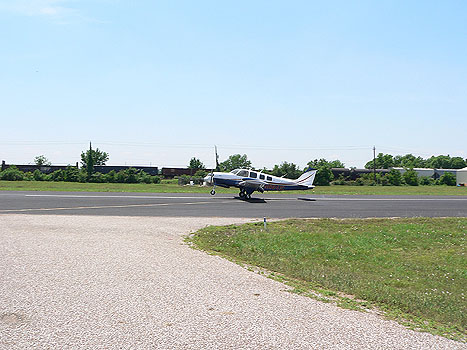 Jamie's plane touching down in Houston